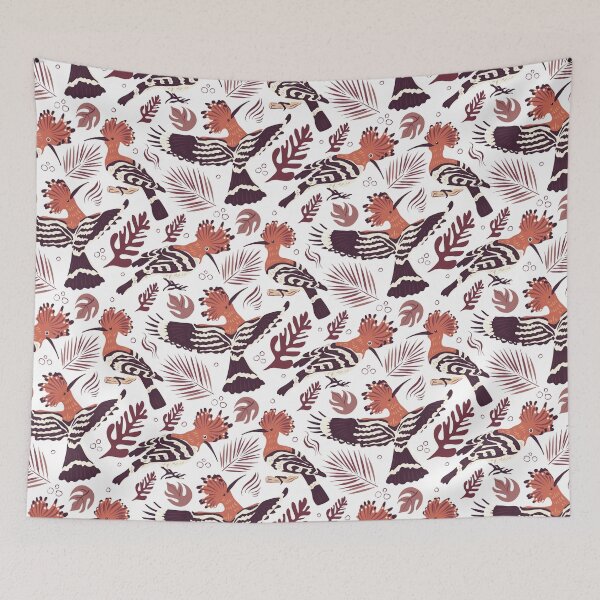 Item preview, Hoopoe Eurasian Exotic Bird Pattern designed and sold by Deepness2023.