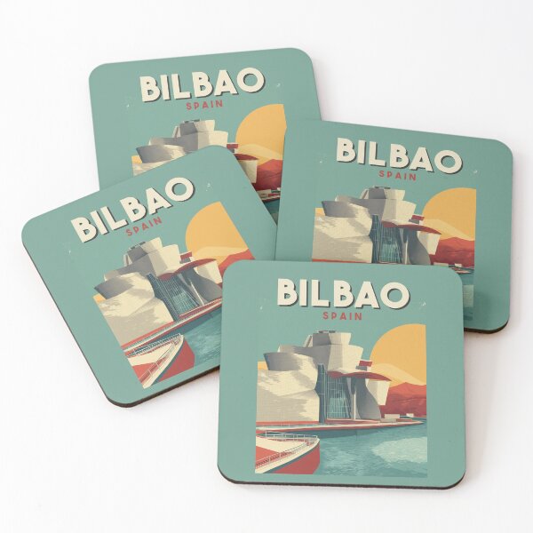 Item preview, A Vintage Travel Art of Bilbao - Spain  designed and sold by GoodOldVintage.