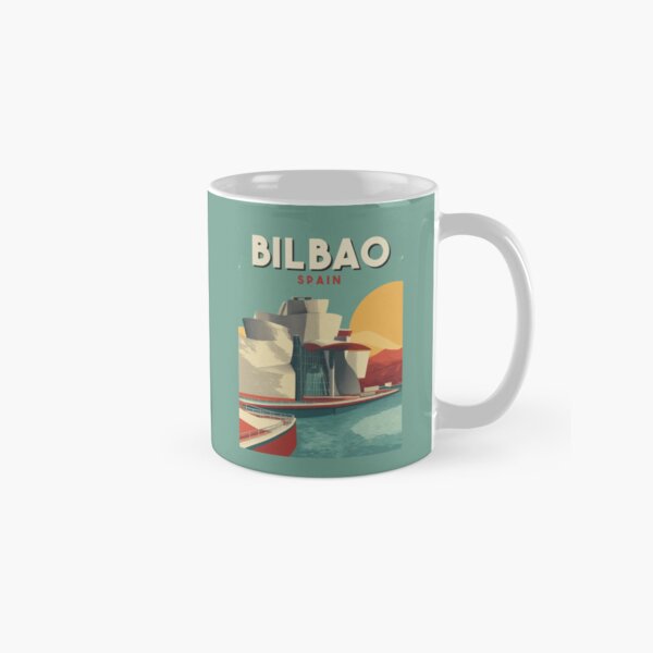 Vista previa del artículo con la obra «Arte de viaje vintage de Bilbao, España», diseñado y vendido por GoodOldVintage.
