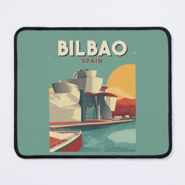 Item preview, A Vintage Travel Art of Bilbao - Spain  designed and sold by GoodOldVintage.