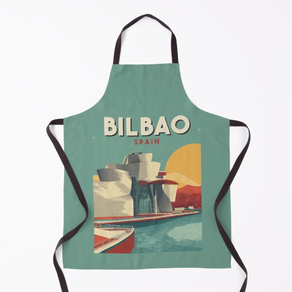Item preview, A Vintage Travel Art of Bilbao - Spain designed and sold by GoodOldVintage.