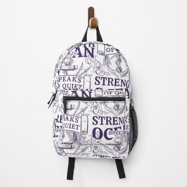 Item preview, Ocean Breeze Speaks Of Quiet Strength Anchor Courage Purple designed and sold by SplashTastic.