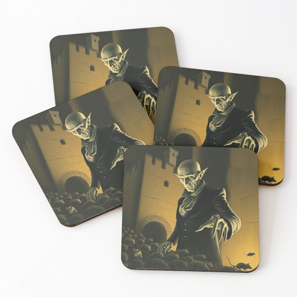 Item preview,  Nosferatu lord of rats  the evil Vampire conceptual illustration Halloween art designed and sold by Vintage Designs +.