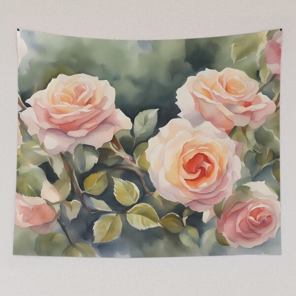Item preview, Pink Watercolour Roses designed and sold by CalmnessbyChoice.