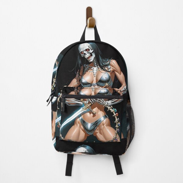 Item preview, Dark Warrior woman of Bones cool Fantasy art illustration designed and sold by Vintage Designs +.