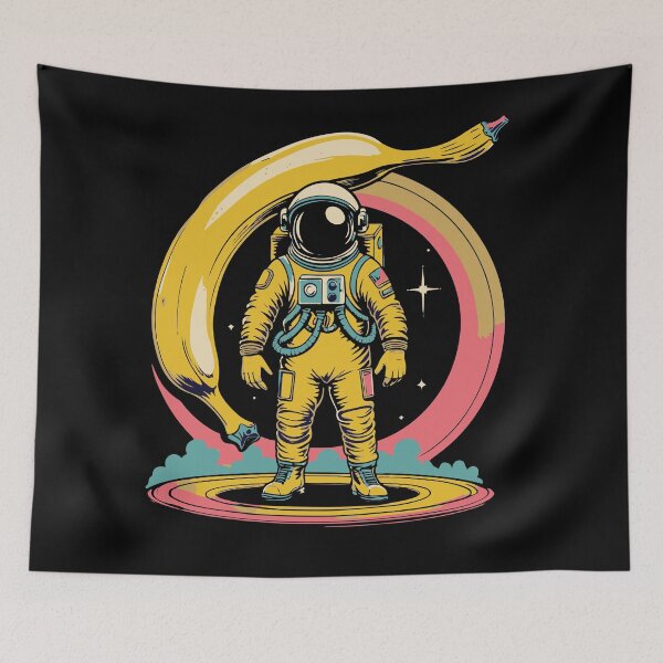 Item preview, Banana with Astronaut designed and sold by emhoteb.