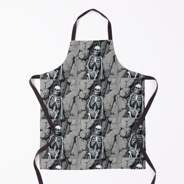 Item preview, Lonely skeleton on a rock designed and sold by Vintage Designs +.