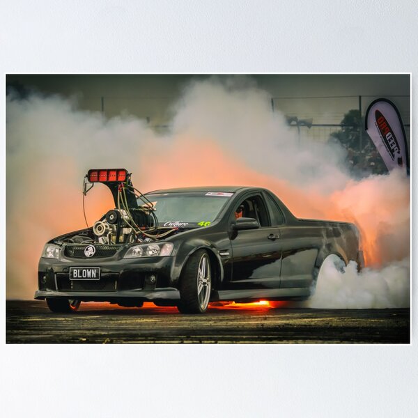 Item preview, BLOWN Holden Burnout Ute designed and sold by VORKAIMAGERY.