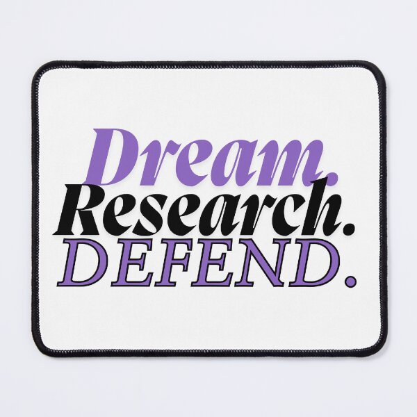 Item preview, Dream. Research. Defend. designed and sold by Digital Teaching 101.