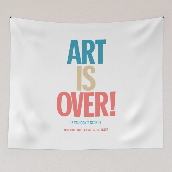 Item preview, Art is over - yoko - artificial intelligence designed and sold by Boogosh.