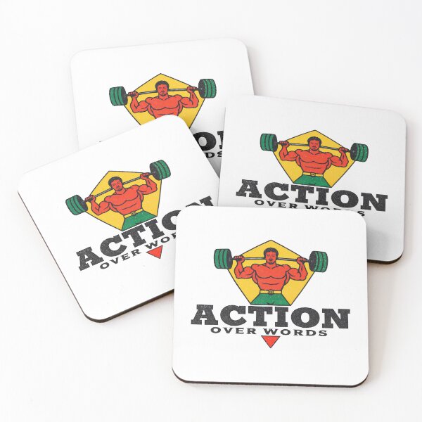 Item preview, Action Over Words designed and sold by NickTaroDesign.