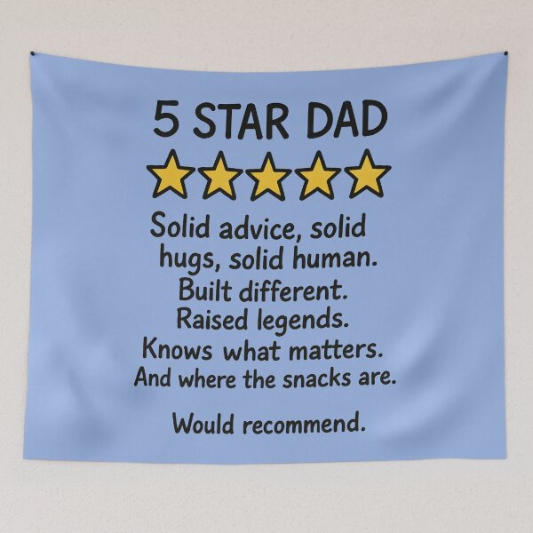 Item preview, 5 Star Dad designed and sold by HowToCanadian.