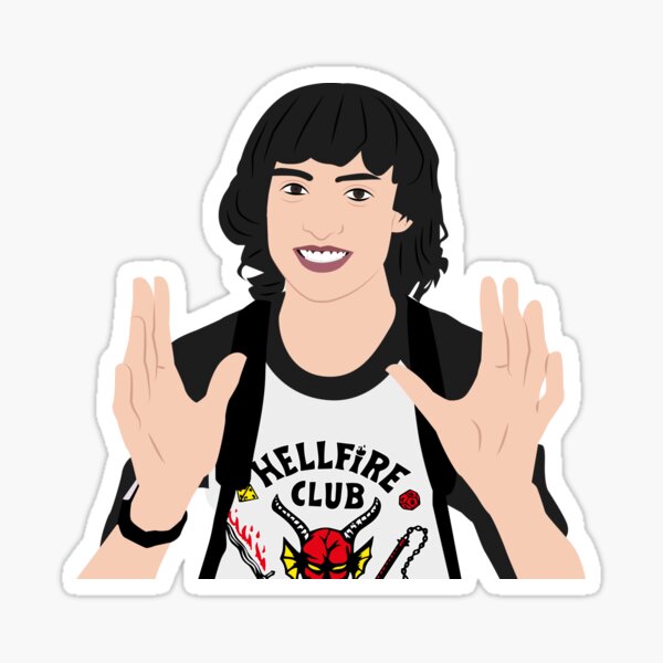 Item preview, Mike Wheeler Hellfire Club Stranger Things Netflix designed and sold by KamiTrendz.