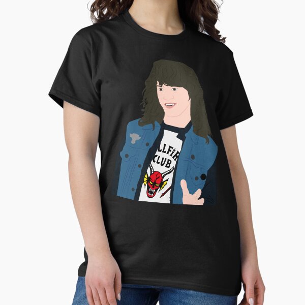Item preview, Eddie Munson Denim Hellfire Stranger Things Netflix designed and sold by KamiTrendz.