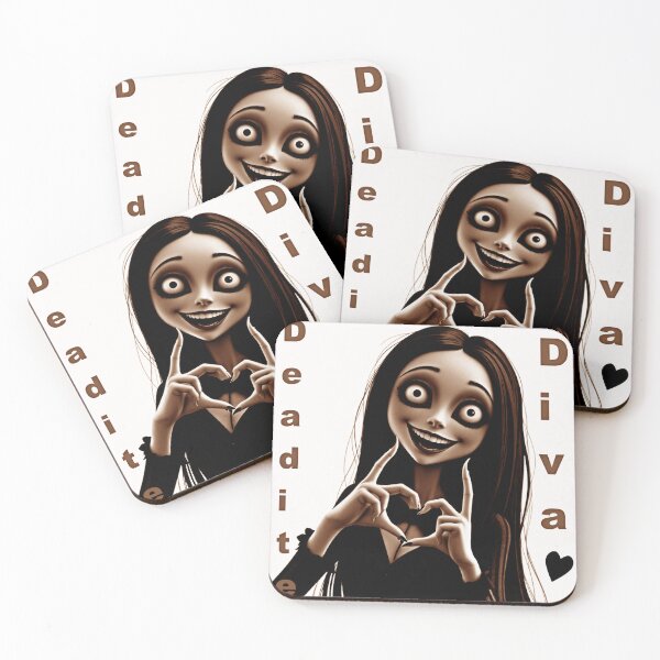Item preview, Deadite Diva –  Dark Goth Mix | T-Shirt Art Print designed and sold by Earth Nature Creations.