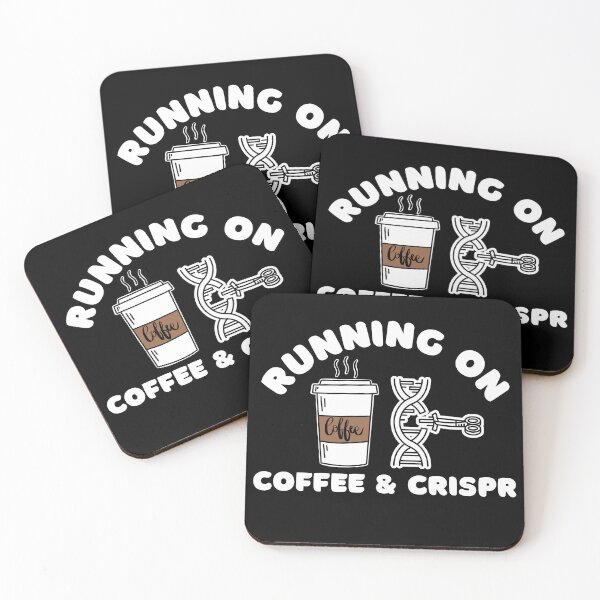 Item preview, Running on coffee and CRISPR designed and sold by Lady-Frost.