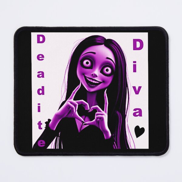 Item preview, Deadite Diva –  Dark Goth Mix | T-Shirt Art Print designed and sold by Earth Nature Creations.