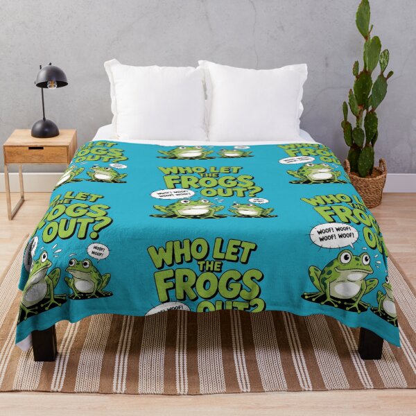 Item preview, Who Let The Frogs Out designed and sold by AniArtPL.
