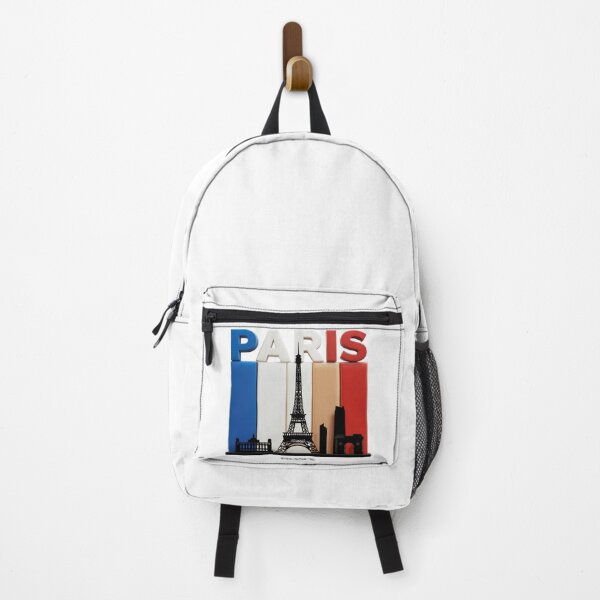 Item preview, Paris Vibes – French Flag Skyline with Eiffel Tower designed and sold by MomentumbyOla.