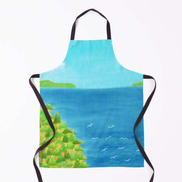 Item preview, Seaside tree village - sustainable lifestyle designed and sold by greenPQBstudio.