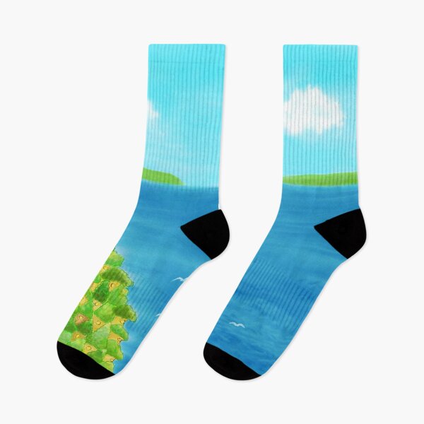 Item preview, Seaside tree village - sustainable lifestyle designed and sold by greenPQBstudio.
