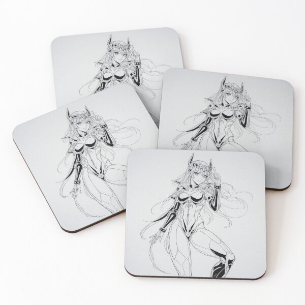 Item preview, Anime Girl fantasy cyber character art manga designed and sold by Vintage Designs +.