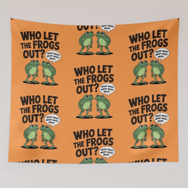 Item preview, Who Let The Frogs Out designed and sold by AniArtPL.