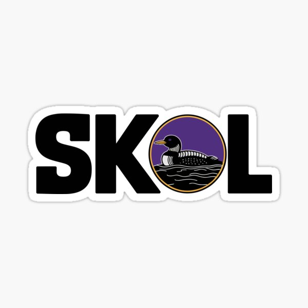 Aperçu de l'œuvre SKOL Loon – Art des fans de football de la fierté du Minnesota créée et vendue par YggOutfitters.