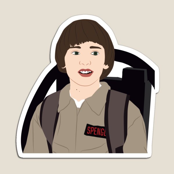 Aperçu de l'œuvre Will Byers SOS Fantômes Stranger Things Netflix créée et vendue par KamiTrendz.