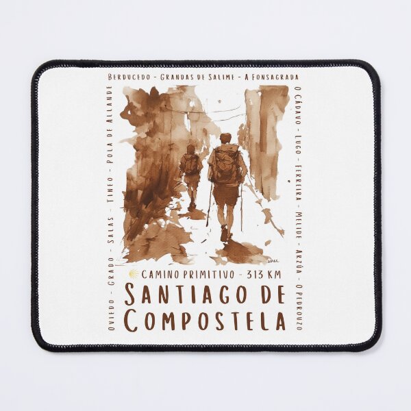 Item preview, Camino Primitivo - Camino de Santiago designed and sold by Sketch-Shack.