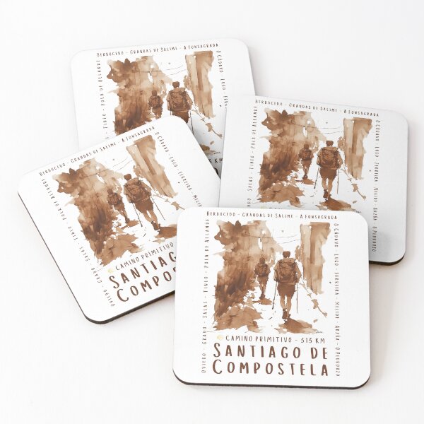 Item preview, Camino Primitivo - Camino de Santiago designed and sold by Sketch-Shack.