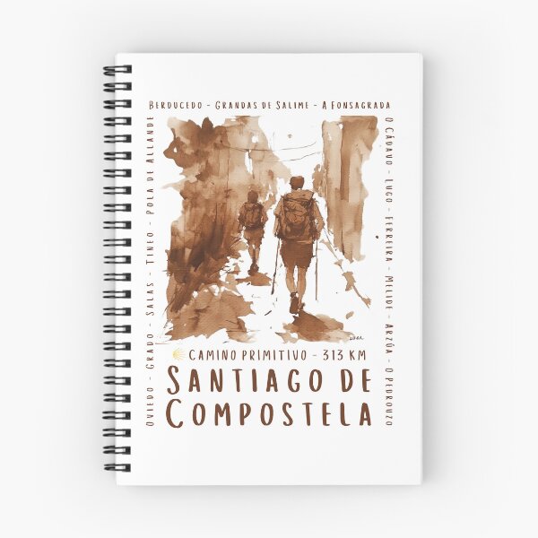 Item preview, Camino Primitivo - Camino de Santiago designed and sold by Sketch-Shack.