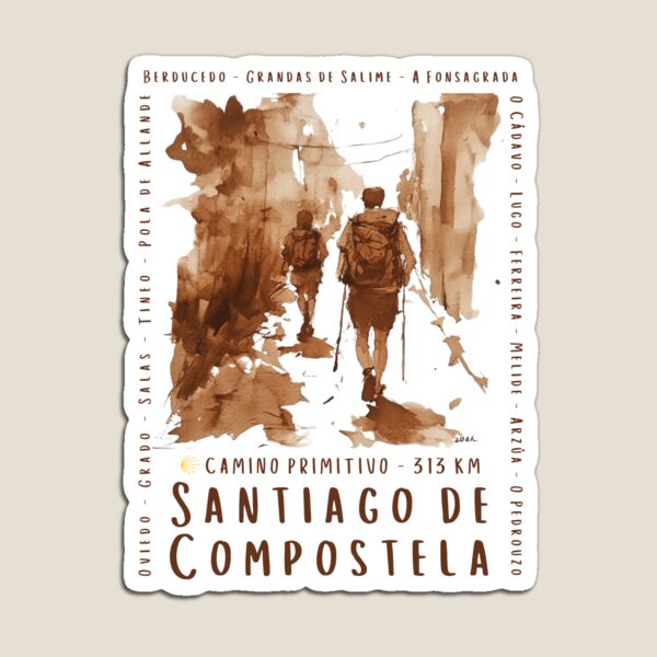 Artikel-Vorschau von Camino Primitivo – Jakobsweg, designt und verkauft von Sketch-Shack.