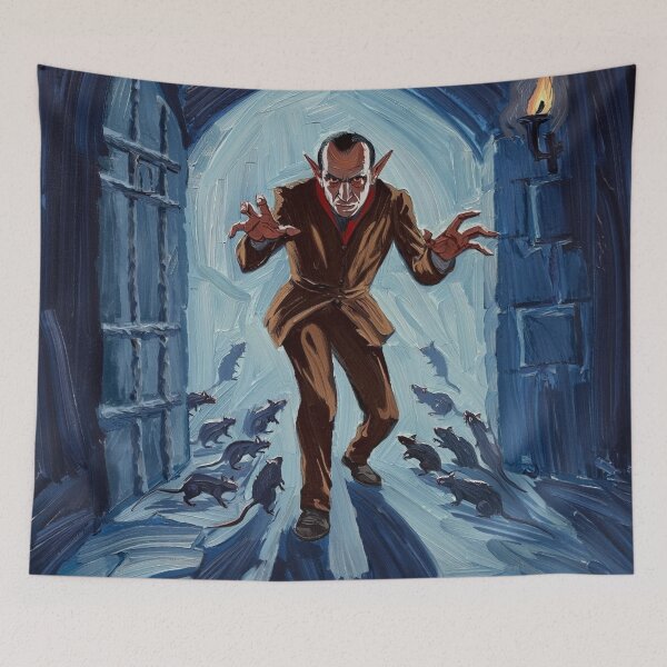 Item preview, Nosferatu the Vampire vintage style halloween illustration designed and sold by Vintage Designs +.