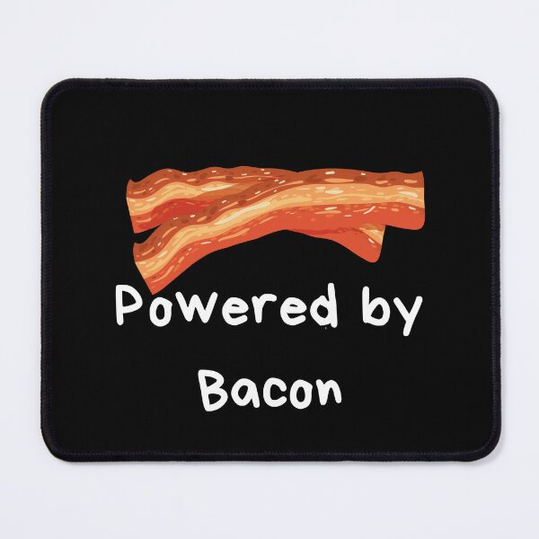 Item preview, Powered by Bacon - white designed and sold by VasInd.