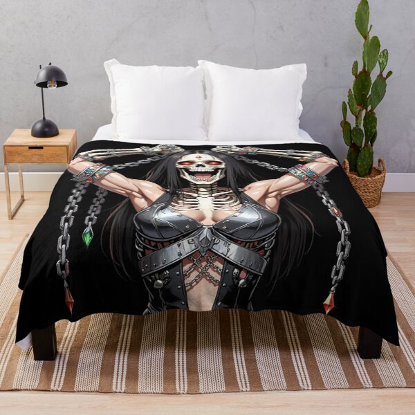 Item preview, Dark Warrior woman of Bones cool Fantasy art illustration designed and sold by Vintage Designs +.