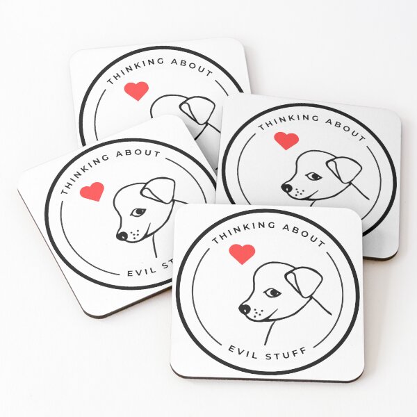 Item preview, Thinking About Evil Stuff designed and sold by kwerkshop.