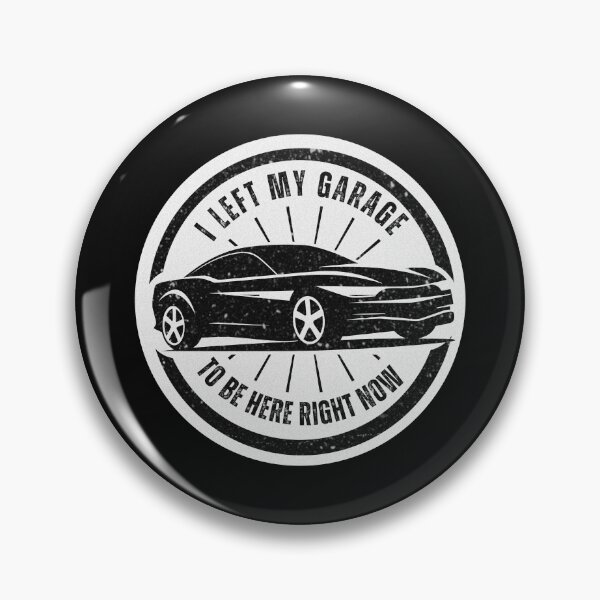 Item preview,  I Left My Garage To Be Here right now - Funny Car Guy Quote Essential T-Shirt designed and sold by Blanczet.
