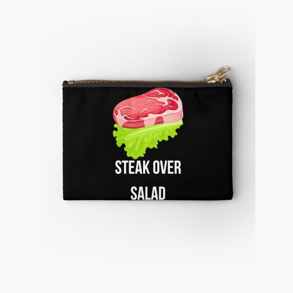 Item preview, Steak over Salad - white designed and sold by VasInd.