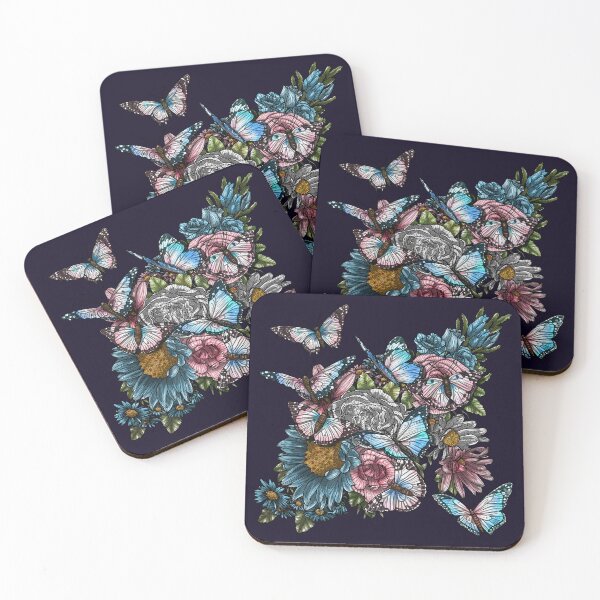 Item preview, Trans Butterflies and Flowers designed and sold by Art by Veya.