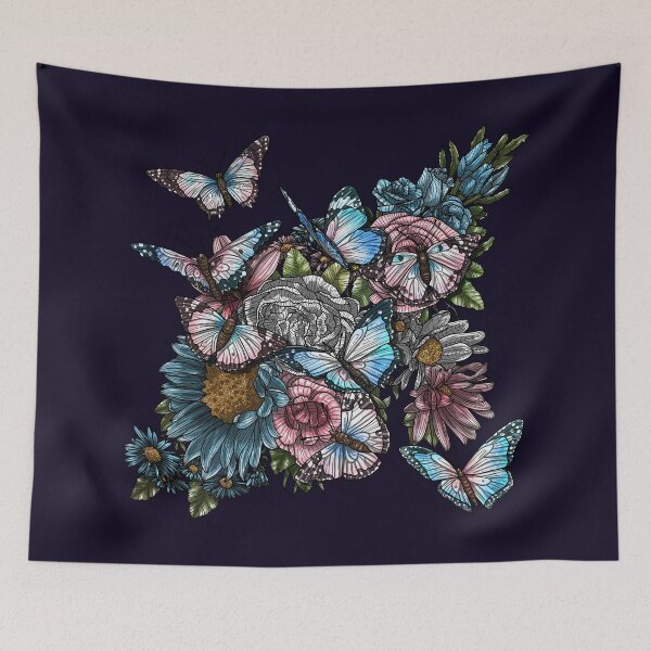 Item preview, Trans Butterflies and Flowers designed and sold by Art by Veya.