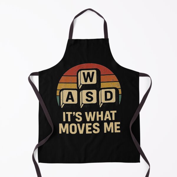 Item preview, WASD It’s What Moves Me Funny Retro Pc Gamer Computer Nerd  designed and sold by love3617.