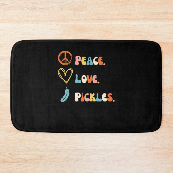 Item preview, Peace. Love. Pickles. funny pickle eater pickling joke designed and sold by snowry.