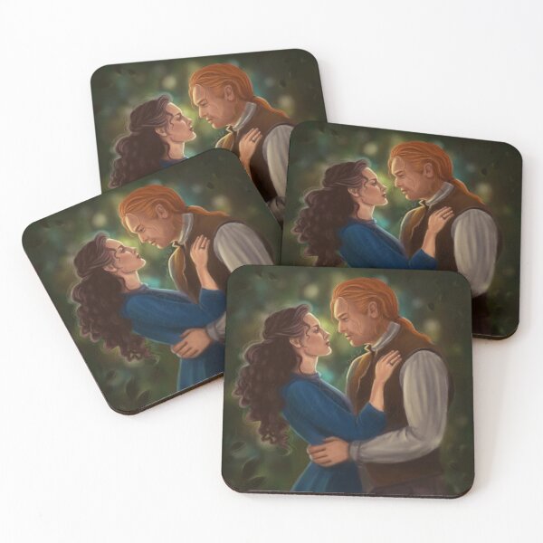Aperçu de l'œuvre Jamie et Claire Fraser | Outlander créée et vendue par Mariya Dzyuba Art.