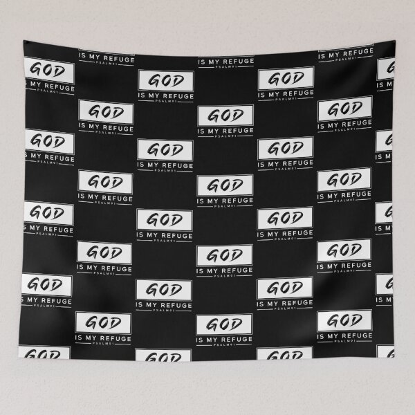 Item preview, God Is My Refuge Psalm 91 designed and sold by DarylWelsh2024.