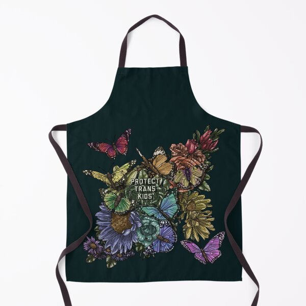 Item preview, Protect Trans Kids Butterflies and Flowers Rainbow designed and sold by Art by Veya.