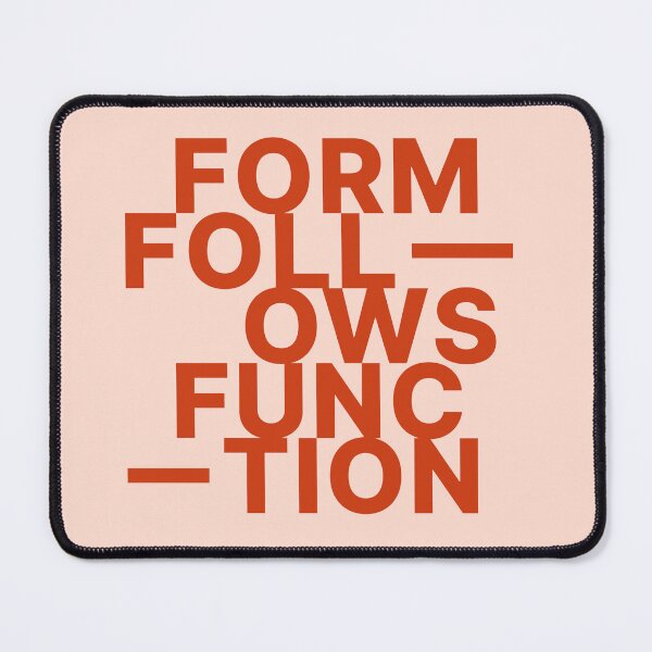 Item preview, Form Follows Function — Bauhaus-Inspired Typography Poster designed and sold by Form & Function.