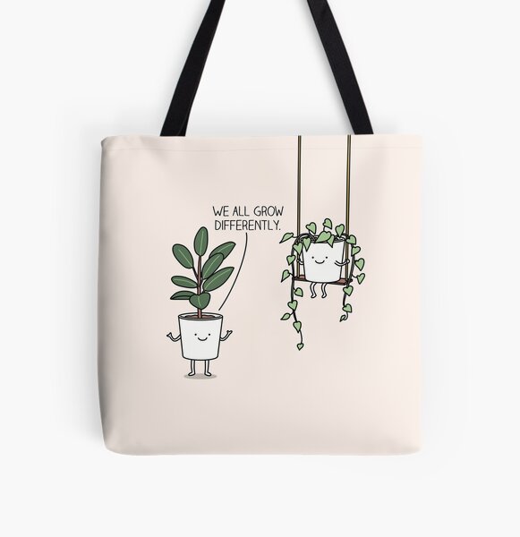 We all grow differently All Over Print Tote Bag