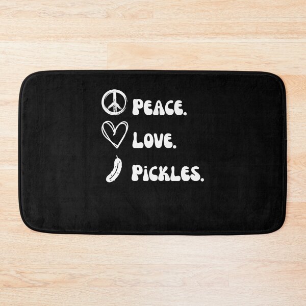 Item preview, Funny Peace. Love. Pickles. pickle eater humor pickling designed and sold by snowry.