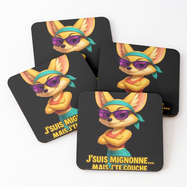 Item preview, I'm Cute But I'll Lay You Down - Fennec Badass designed and sold by VIBE CRAFT STUDIO.
